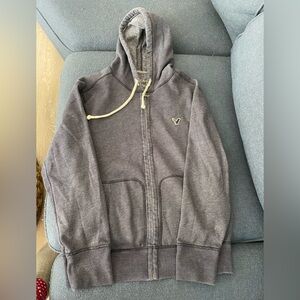 Vintage American Eagle Zip up hoodie. Navy. Size Large. Pockets.